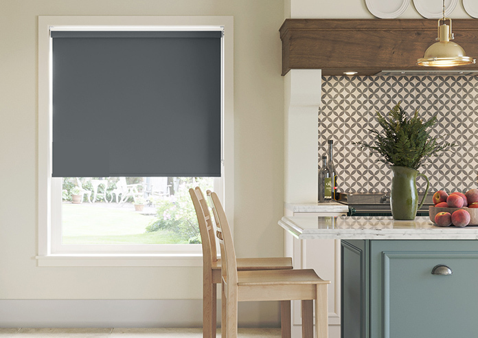 Trapani (Blackout), Chambray - Roller Blind - Image 3